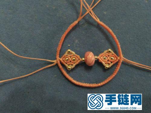 中国结扁蜡丁香姑娘耳环的详细制作图解