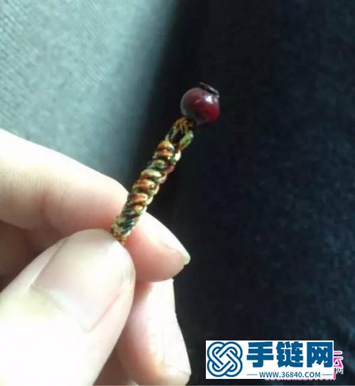 绳编古朴流苏挂件的制作方法