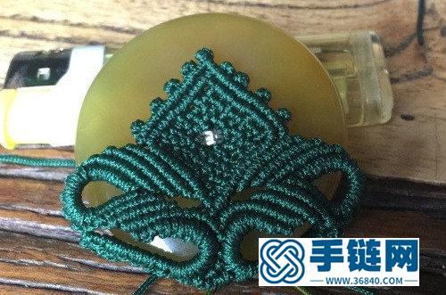 中国结玉线平安扣挂饰的详细编制方法