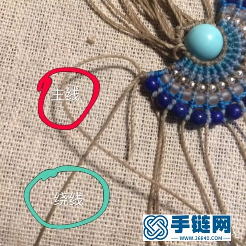 蜡线珠子民族风耳环的详细制作图解