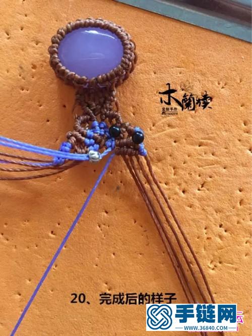 “旧时堇”复古花纹手链的详细制作图解