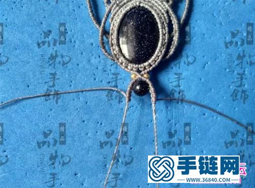 星眸包石项链的详细制作图解