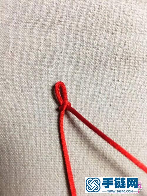 红绳手链的制作步骤图