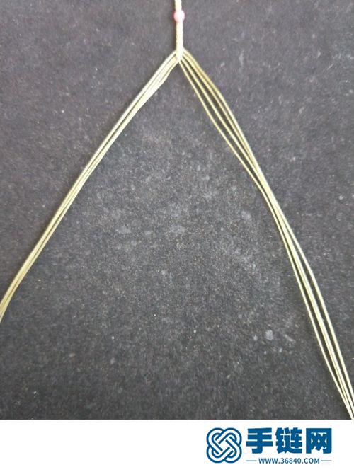 中国结扁蜡立体尾扣的详细编制方法