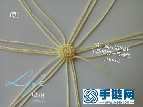 玉线绳编指环小熊的详细编制教程