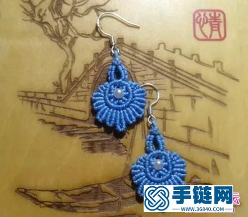 绳编民族风耳饰的制作步骤图