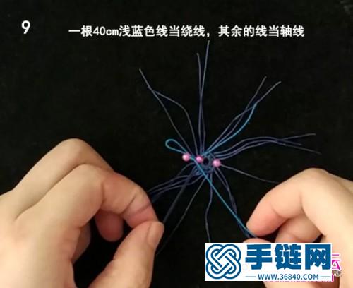 绳编孔雀羽毛书签的详细制作步骤图