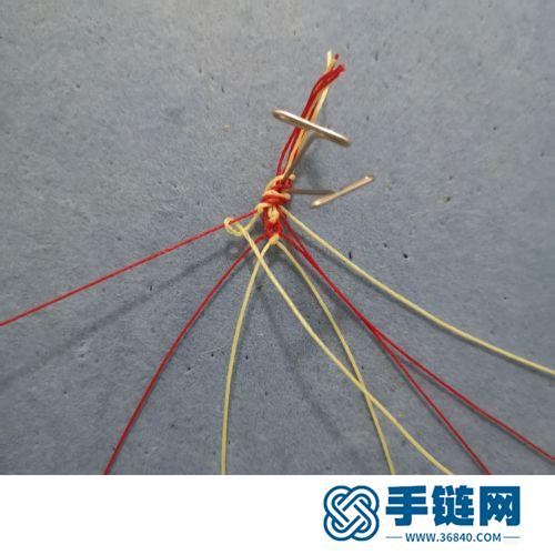 中国结八根线圆蜡尾扣的详细编制方法