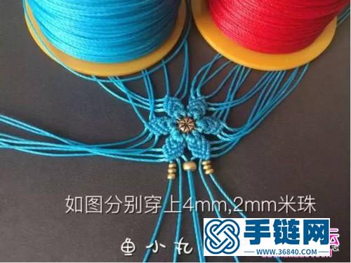 六角星情侣钥匙链的制作方法