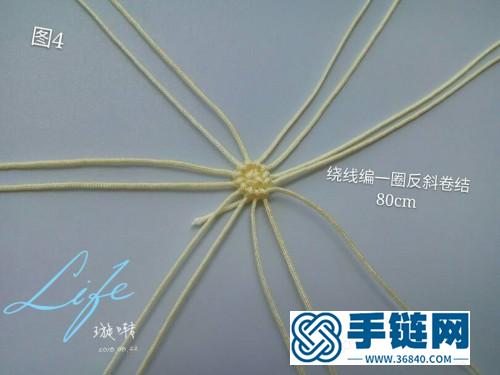 玉线绳编指环小熊的详细编制教程