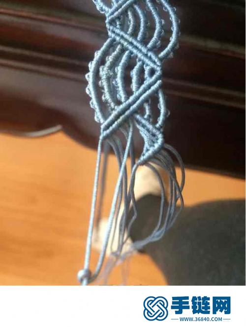 玉线男士串珠手链的制作图解