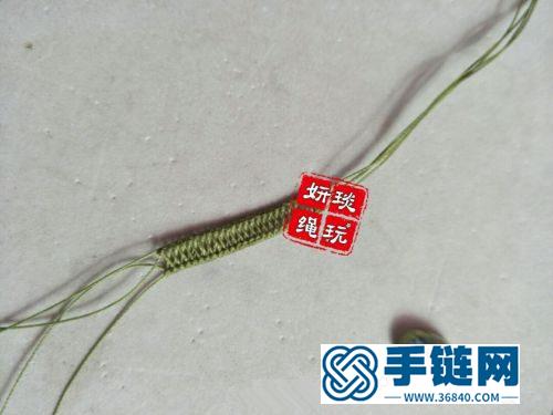 中国结绳编翱翔天使项链的制作图解