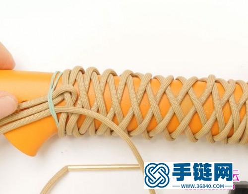 伞绳斧柄的详细编织教程