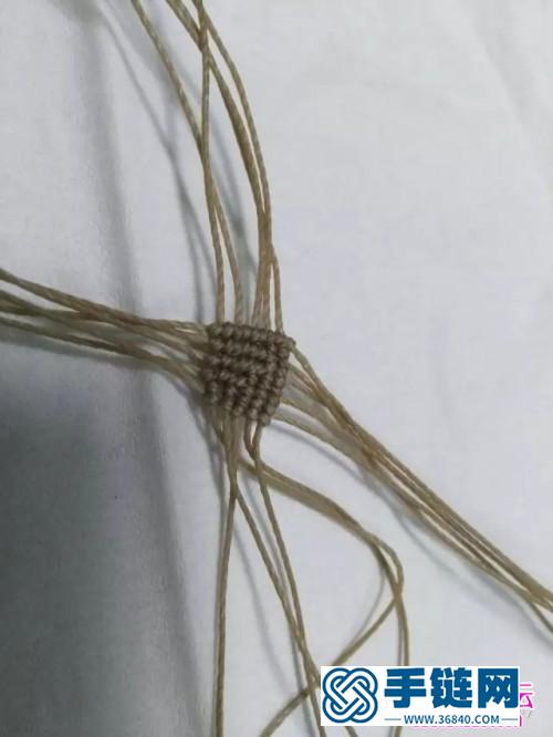 编绳心之所系吊坠的详细制作图解