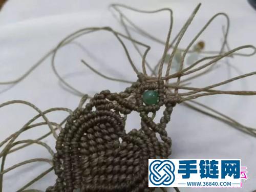 编绳心之所系吊坠的详细制作图解
