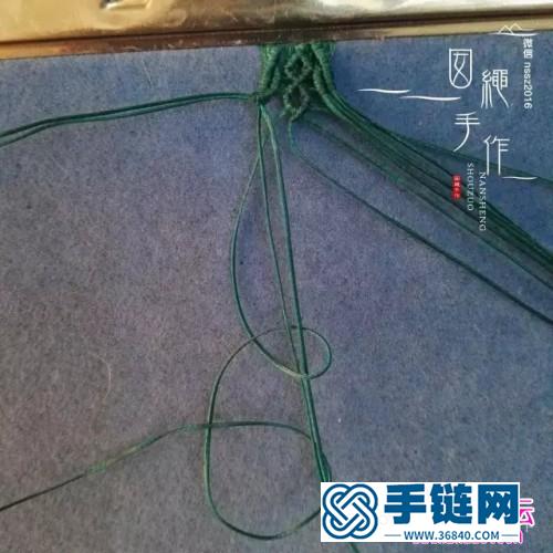 中国结编织蜡线手绳方法图解