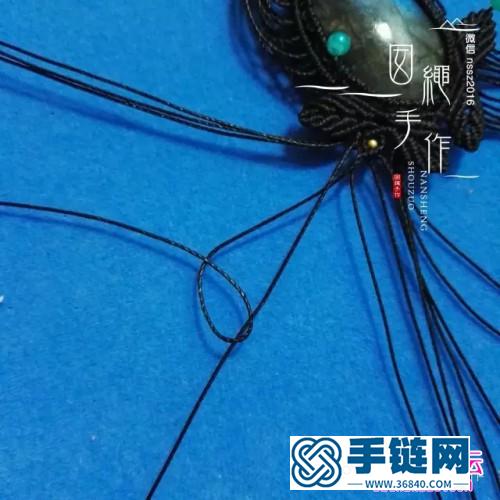 墨珏包石项链的详细编制教程