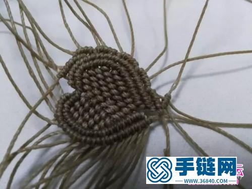 编绳心之所系吊坠的详细制作图解