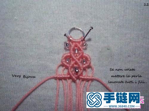 中国结编织耳饰发簪两用饰品教程