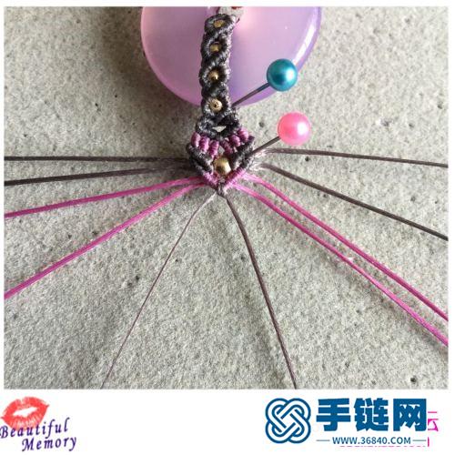 粉玉髓平安扣蜻蜓款相连的详细制作教程