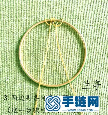 中国结编织的迷你生命树挂件详细步骤（兰亭）