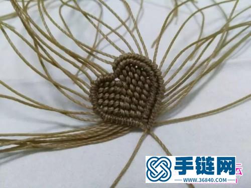 编绳心之所系吊坠的详细制作图解