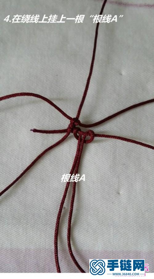 中国结编织的葫芦小挂饰步骤图