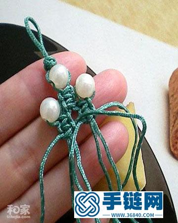 编织幸福珍珠圣诞树图解