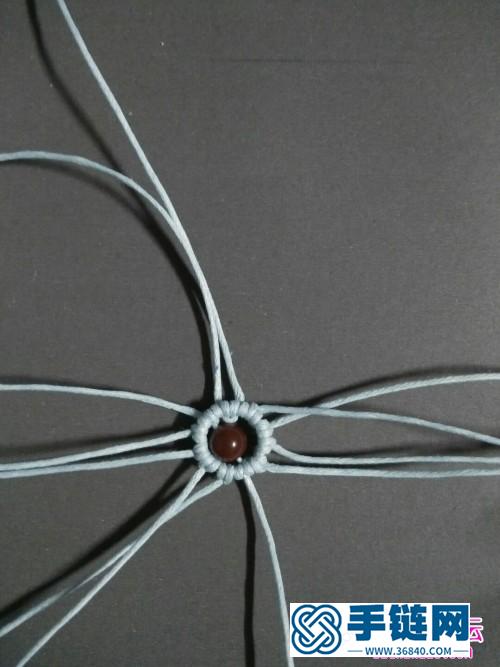 串珠偶缘耳环的制作方法