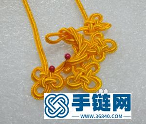 中国结编结制作的精美胸花图解