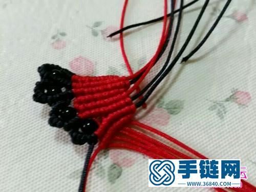 中国结蝴蝶胸针的编制方法步骤