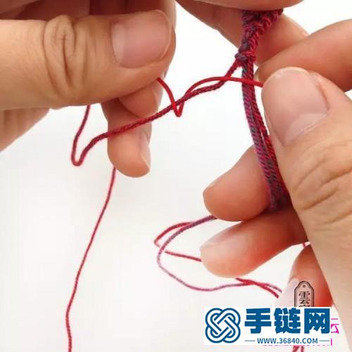 绳编缤纷手的绳制作步骤图