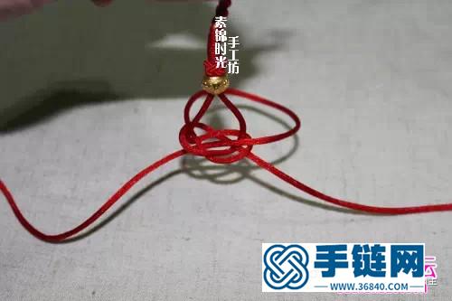 中国结编织制作鸿佑转运珠手绳教程