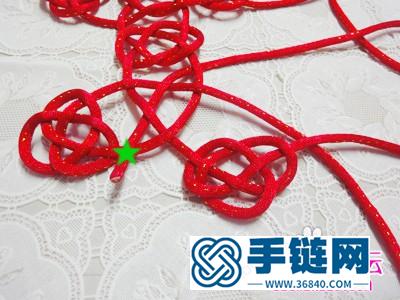 编结中国结红双“囍”字图解