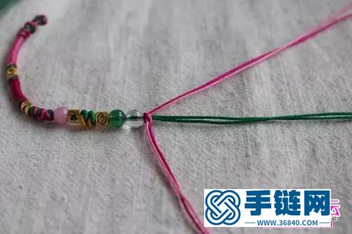 中国结编织春枝手绳方法图解