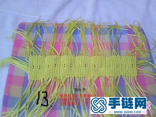 南瓜一线连编织教程