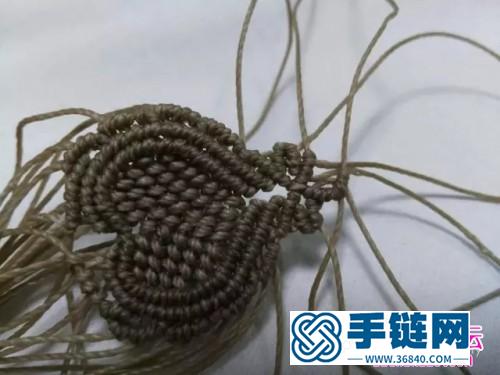 编绳心之所系吊坠的详细制作图解