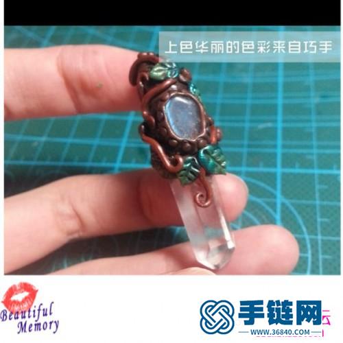 泥塑水晶吊坠制作教程