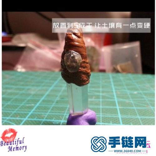 泥塑水晶吊坠制作教程