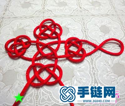 编结中国结红双“囍”字图解