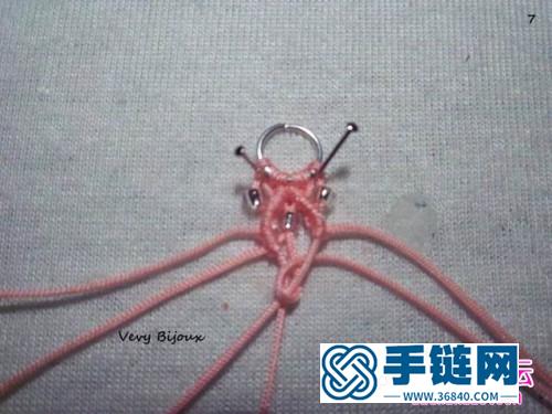 中国结编织耳饰发簪两用饰品教程