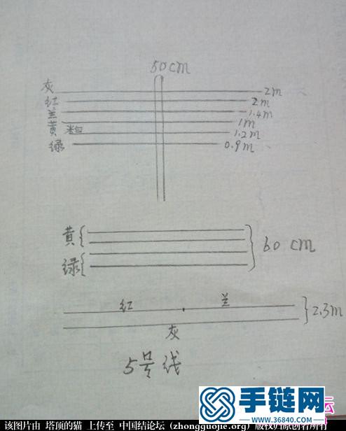 中国结编织五彩缤纷的拖鞋教程