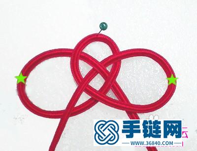 双钱结编织的双色古典发簪教程图解