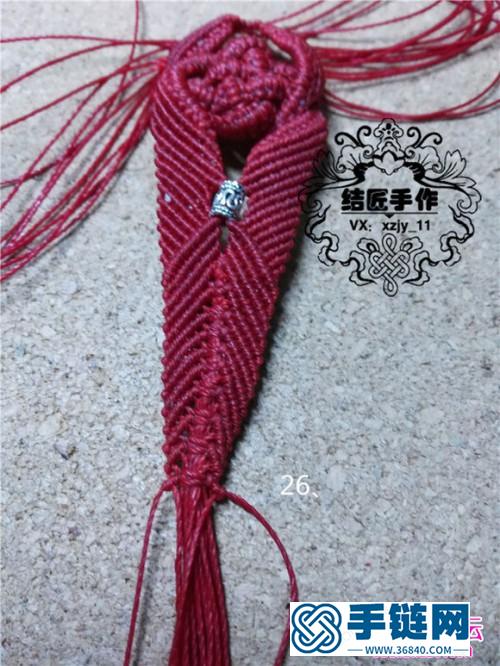 本命年红绳手镯的编织制作