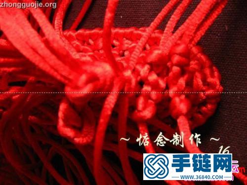 中国结娃娃鞋的制作方法