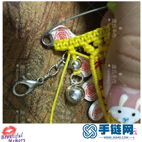 编制的宝宝名牌胸针制作方法