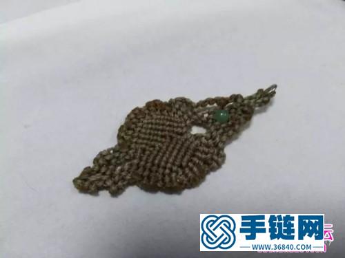 编绳心之所系吊坠的详细制作图解