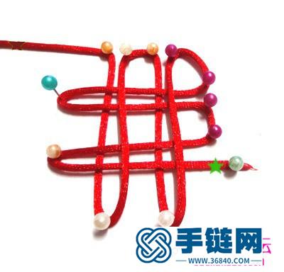 中国结编结喜庆婚礼吉祥耳饰图解