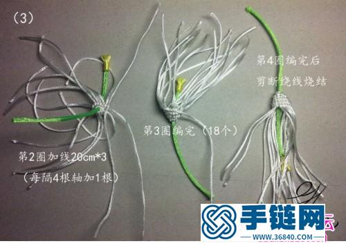 用中国结制作的铃兰花的方法教程