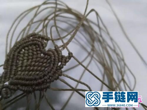 编绳心之所系吊坠的详细制作图解